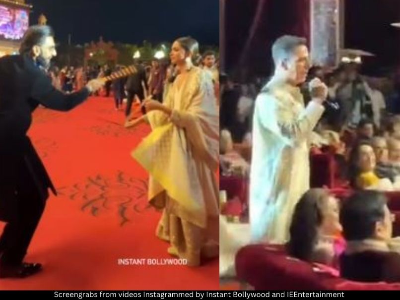Deepika Padukone, Ranveer Singh and Akshay Kumar 