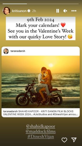 Kriti and Shahid