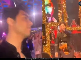 Aryan Khan and SRK 