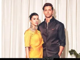 Saba Azad and Hrithik Roshan 