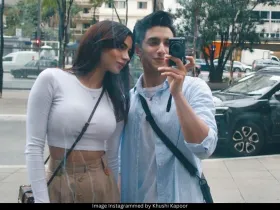 Khushi Kapoor and Vedang Raina 