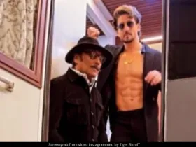 Jackie Shrof and Tiger Shroff 