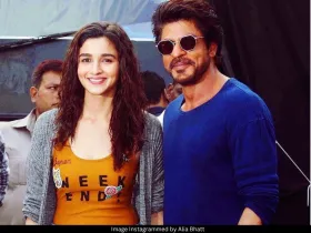 Alia Bhatt and Shah Rukh Khan 