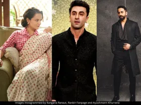 Kangana Ranaut, Ranbir Kapoor and Ayushmann Khurrana 