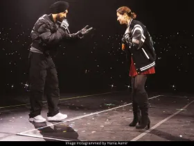 Diljit Dosanjh and Hania Aamir 